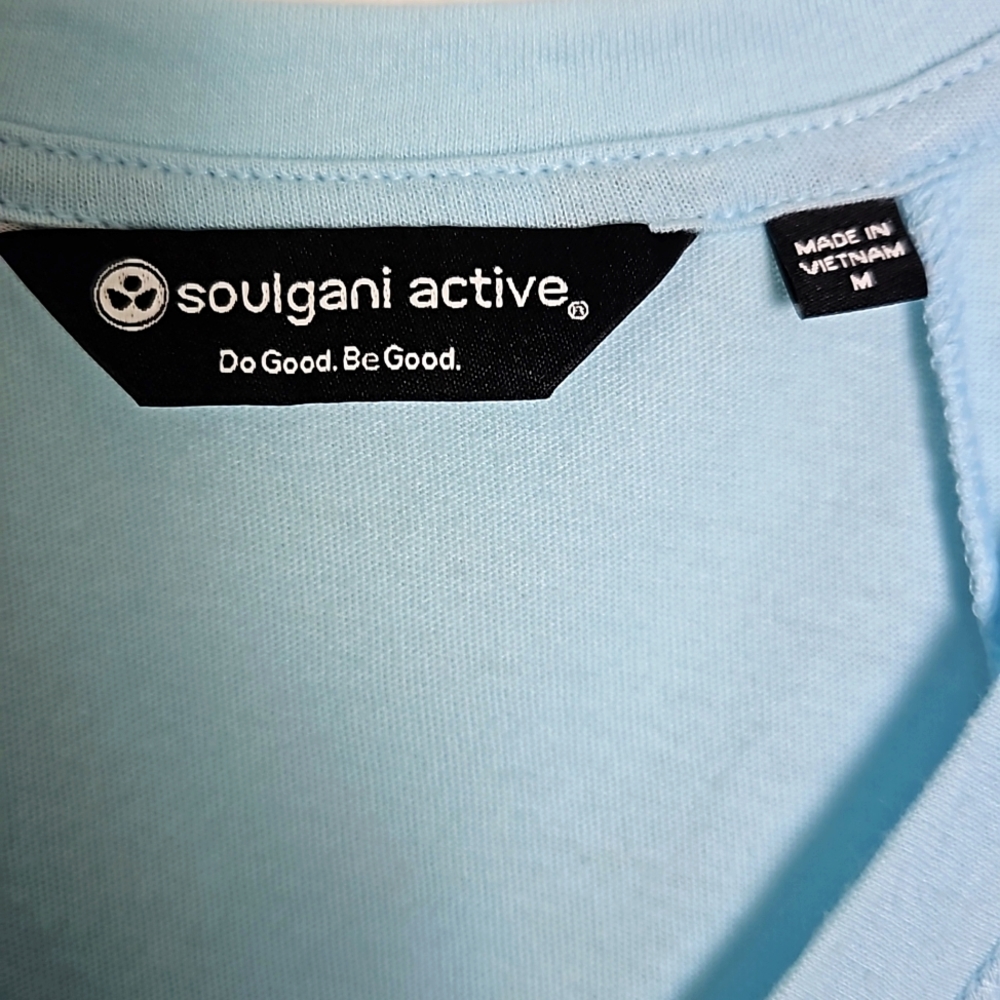 NEW Soulgani Active Blue Hourglass Tank Size S - Picture 4 of 7
